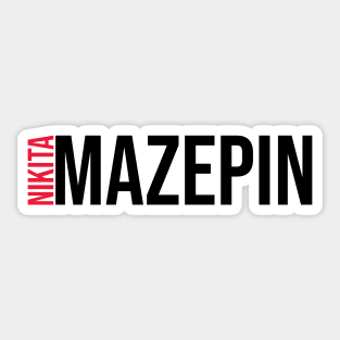 Nikita Mazepin Driver Name - 2022 Season Sticker